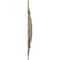 Ekena Millwork Orleans Medallion (Canopies up to 8 1/4"), 38 3/8"OD x 6 5/8"ID x 2 7/8"P, Gobi Desert Crackle CM38OLGDC - alternate 3